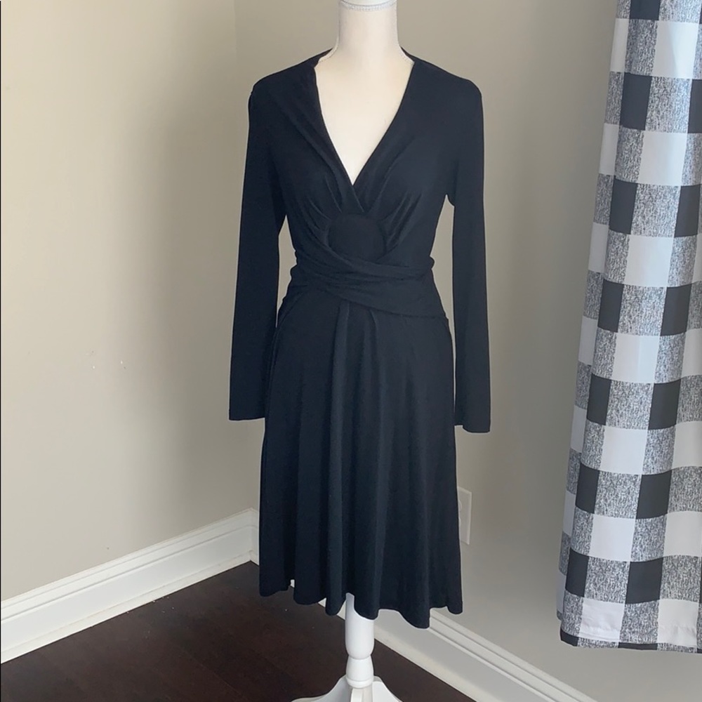 black dress